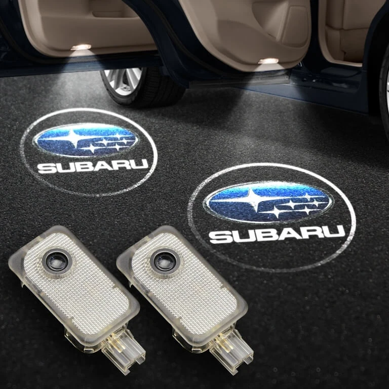 Штатная подсветка 2 дверей Subaru Forester/Impreza/Legacy/Outback/Tribeca/XV проектор логотипа под