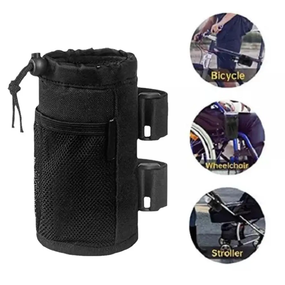 Купи Bicycle Bags Panniers Bicycle Bike Cycling Handlebar Holder Drink Water Bike Bag Bottle Pouch Cup Accessories S4A7 за 147 рублей в магазине AliExpress