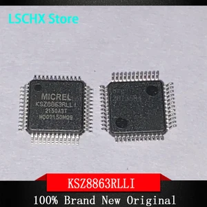 KSZ8863RLL KSZ8863FLLI KSZ8863RLLI KSZ8863RLLI KSZ8863MLLI Package: LQFP-48 New oOriginal Authentic Ethernet Chip IC