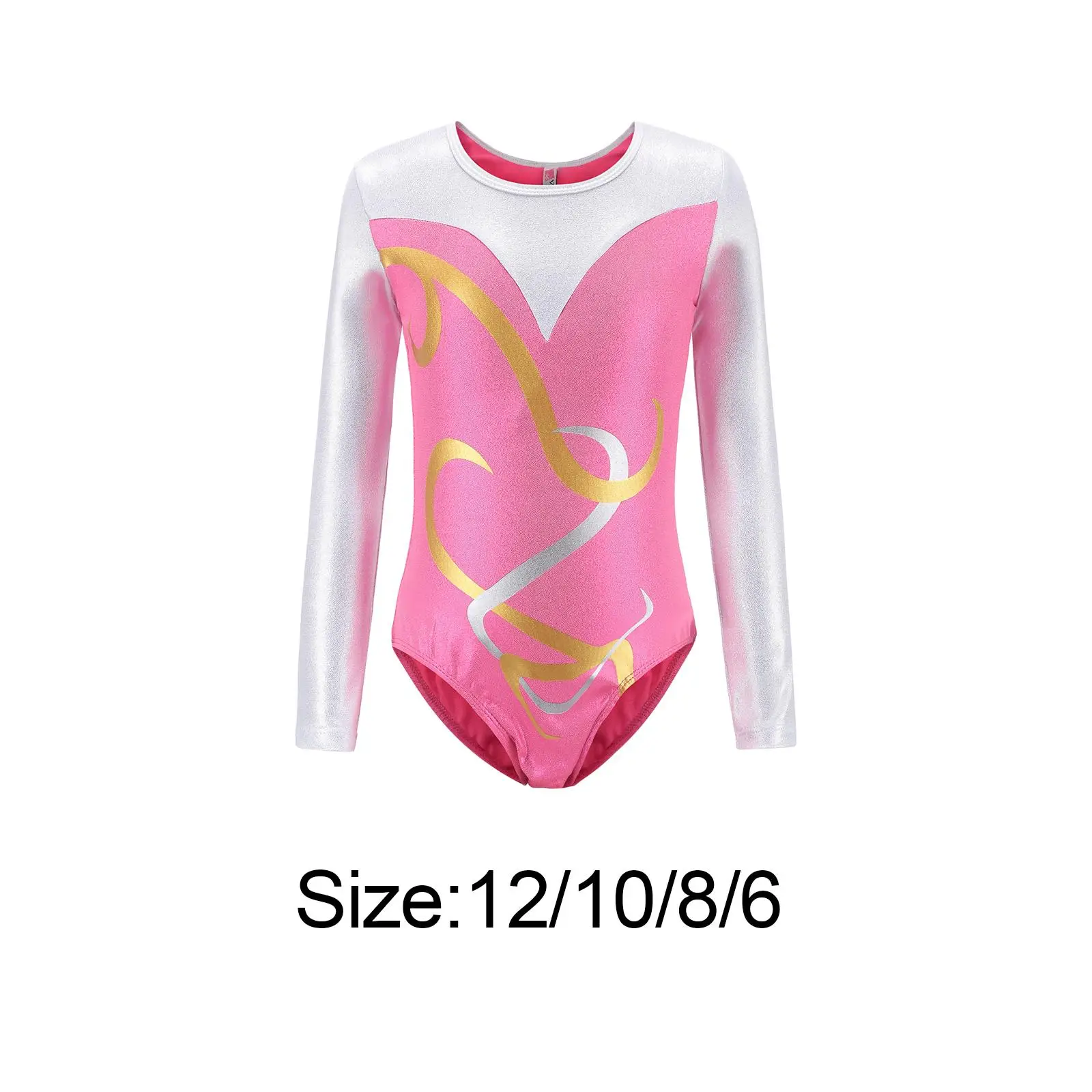 

Girl Gymnastics Leotard Athletic Dance Clothes Training Costume Activewear Kids Gym Costume Teamwear Ballet Leotard