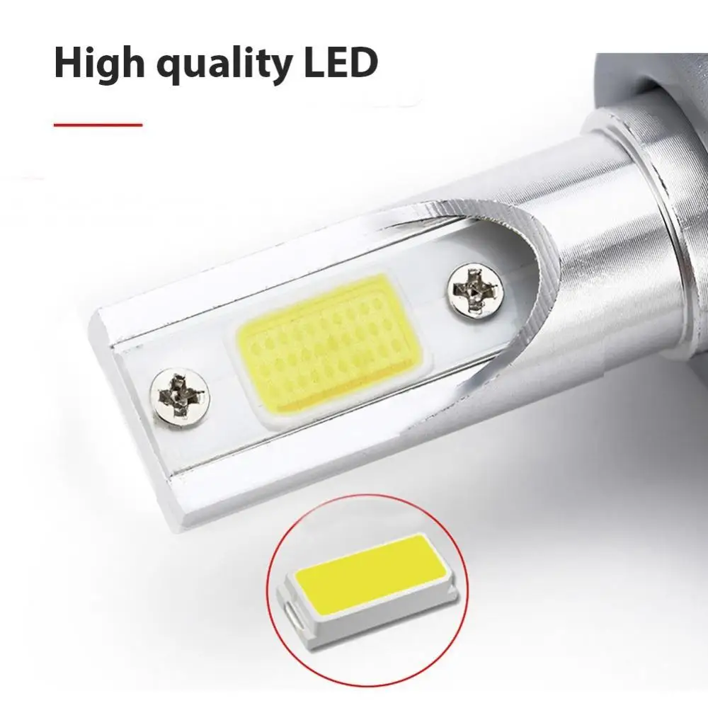 

LED Headlight 2Pcs H7 6000K Super Bright C6 H1/H4/Car Bulb Light Driving Lamp car accessories 2020