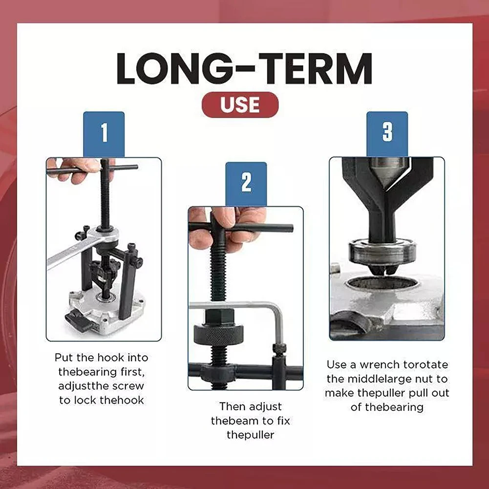 Съемник Шестерен С 3 Захватами Устройство Для Ремонта Автомобилей Инструмент