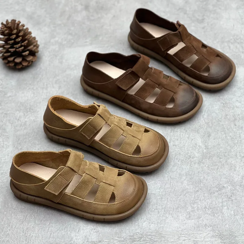 Женские босоножки ручной работы