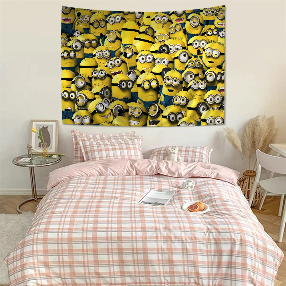 М-Миньоны D-Гадкий-мой аниме гобелен подвесной Таро хиппи Фотофон домашний декор
