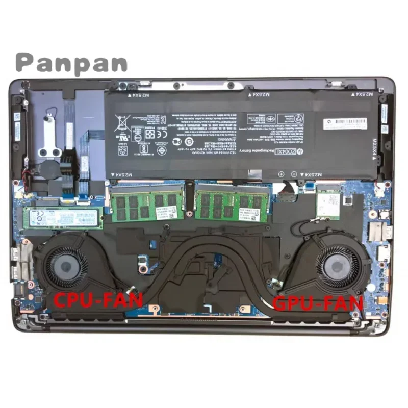 Новый ноутбук для HP ZBook Studio 15 G3 G4 охлаждающий вентилятор процессора и