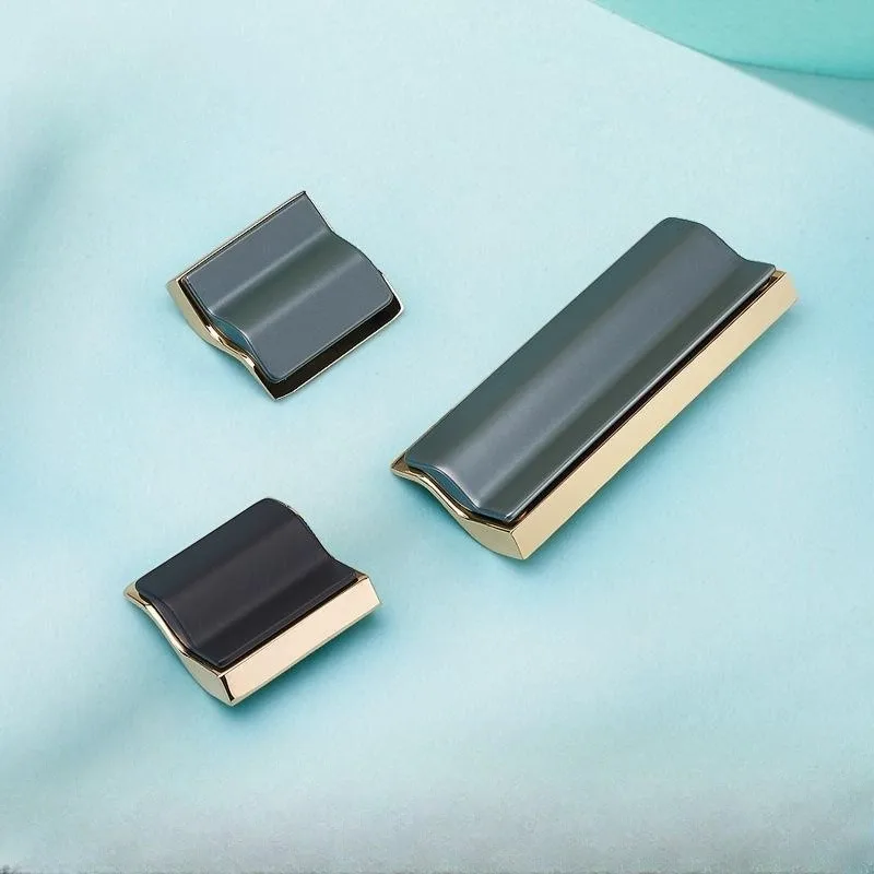 

Современная ручная Пряжка для поверхностного монтажа, ручка из цинкового сплава в Европейском стиле, кухонные ручки