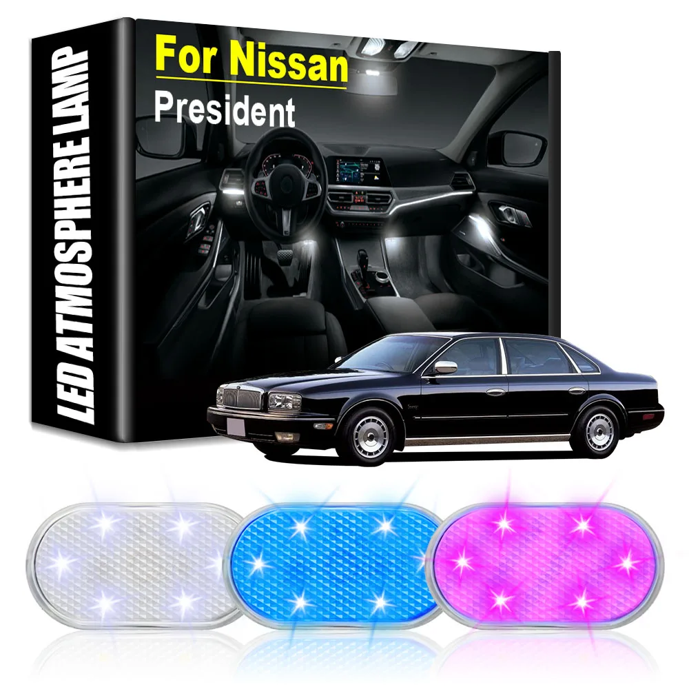 

Car LED Atmosphere Lights Rechargeable Touch led Lamps Car Interior Light Automotive Goods Car Accessories for Nissan President