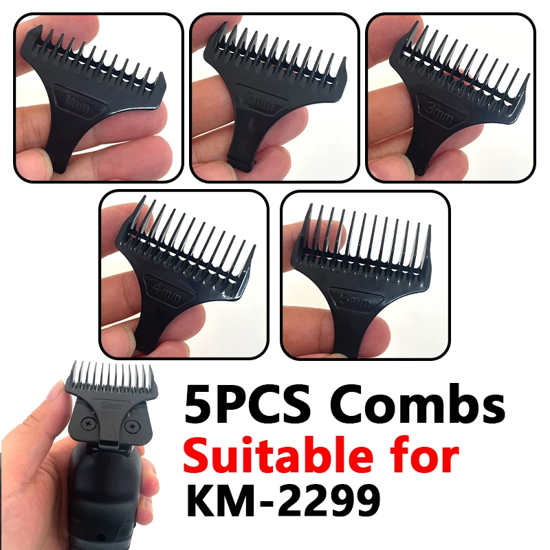 Kemei Hair Trimmer Limit Comb Universal Black Guards Hairdre