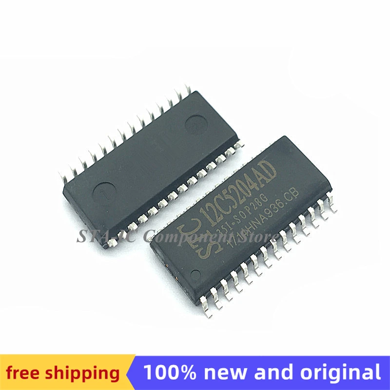 

STC12C5204AD-35I-SOP28G SOP28 новый оригинальный Бесплатная доставка