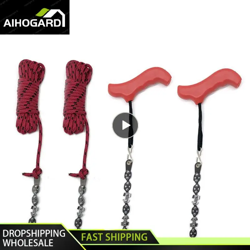 

Portable Emergency Survival Gear Chain Saw Kit Practical Teeth Wire Kits Manual Garden Tools Outdoor Pocket Hand Tool Pouch