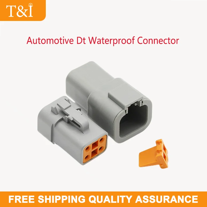 

T&I Automotive Waterproof Connector Dtp04-2P Dtp06-2S Deutsch Type Male&Female Plug High Current Heavy Truck Wiring Harness