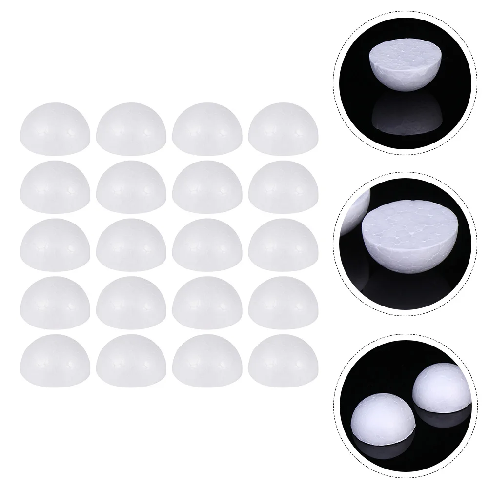 

Ballsstyrofoam Half Polystyrene Craft Shapes Flower Bouquet Diy Wedding Holder Christmas Round Spherefloral White Arranging