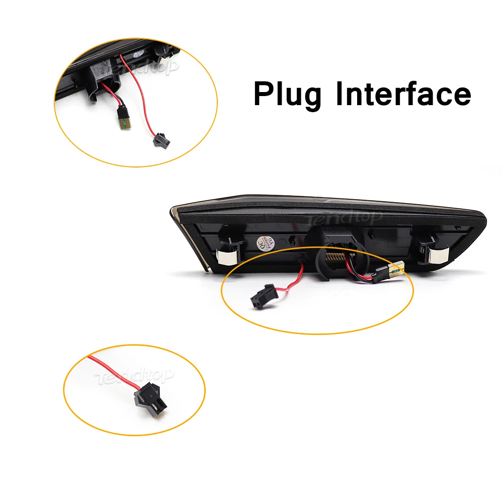 Дымчатые линзы последовательные DRL янтарный передний бампер указатели поворота