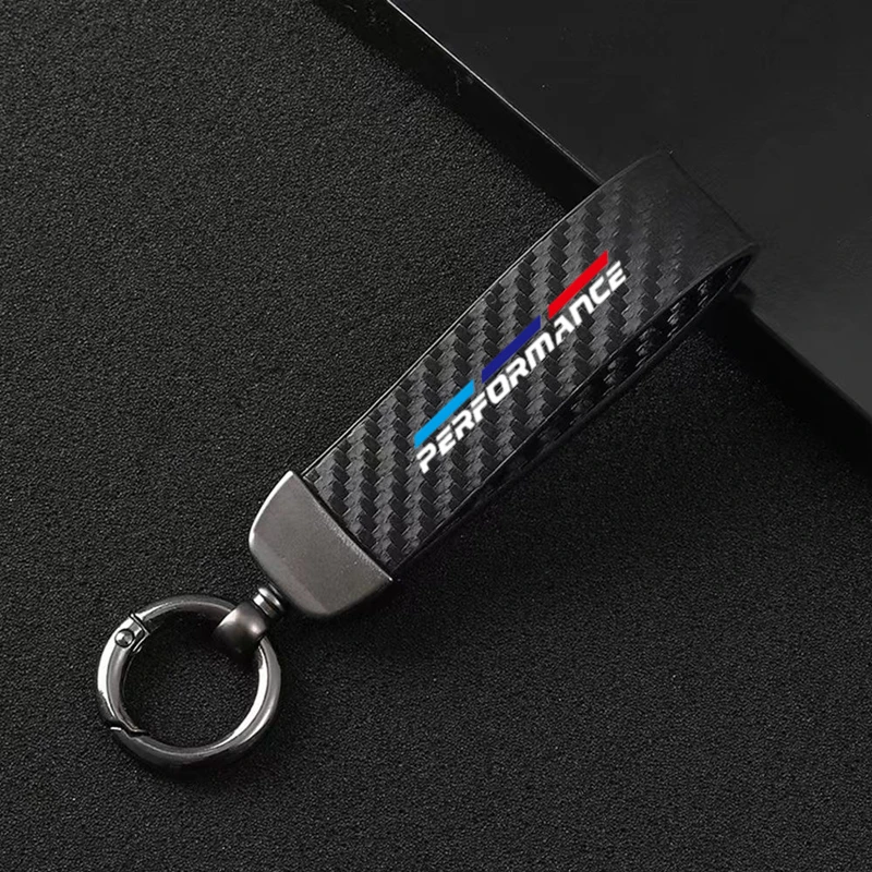 Фото Автомобильный брелок из карбоновой кожи класса люкс для BMW M Performance E46 E90 E60 F10 F30 E39 E36 F20 E87 G30 E92 E91 X5 Series №3