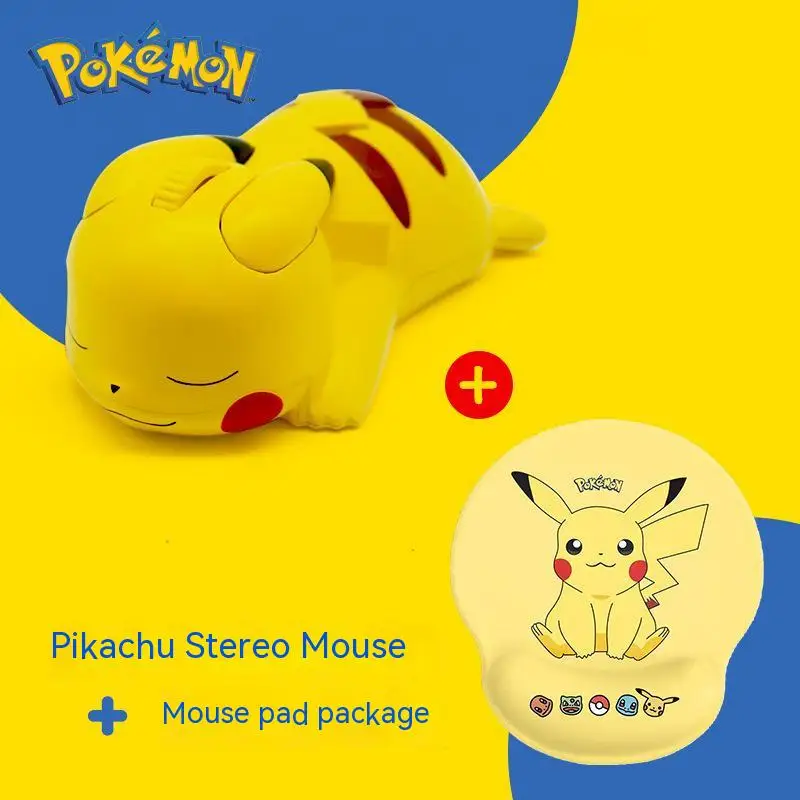 

Bluetooth-мышь для ноутбука с персонажами мультфильмов, покемон Пикачу, аниме