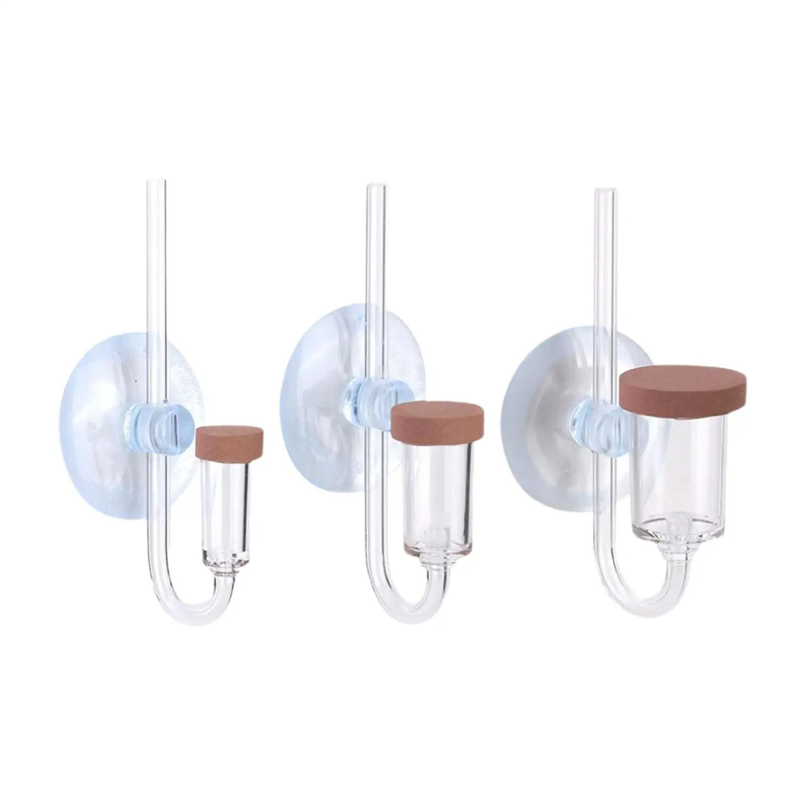 

CO2 Diffuser Accs Transparent Acrylic U Shape with Suction Cup CO2 Refiner Regulator for Aquarium Fish Tank Supplies Equipment