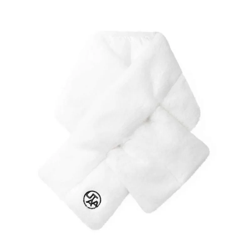 Women Winter Adjustable Scarf  Golf Luxurious Faux Fur Scarf (Size : One Size)
