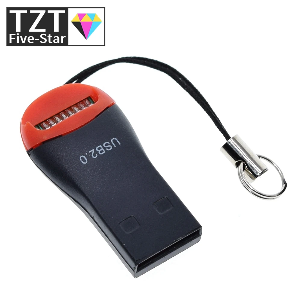 Фото USB-адаптер TZT 1/3/5 шт. USB 2.0 для карт памяти Micro SD/SDHC/TF, мини-адаптер для ноутбука №2