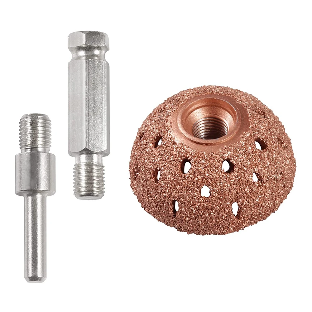 

38 мм буферное колесо для шин чаша тип Шлифовальная головка инструмент для ремонта шин из вольфрамовой стали с 2 шт. адаптеров для соединител...