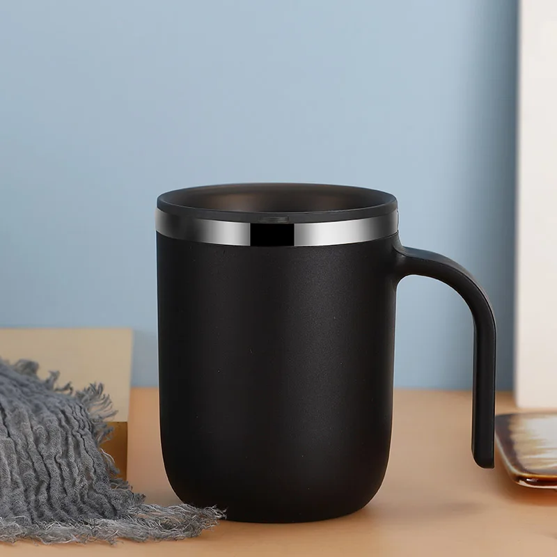 

Double Thermal Mug Insulation With Lid Large Capacity Cocktail Vodka Shot Wine Mug Heat Resistant Thermos Flask Wide-mouth Mug
