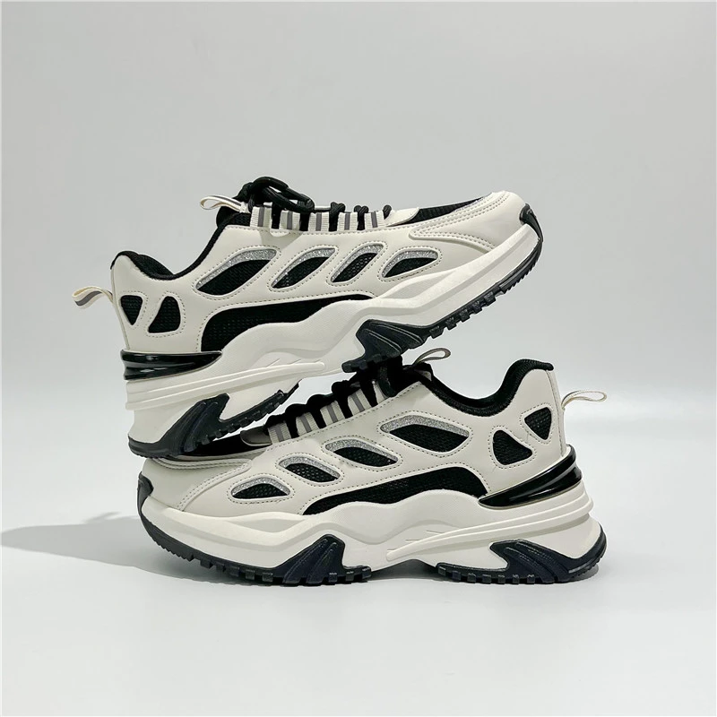 Туфли женские на толстой подошве корейский стиль весна-осень 2024