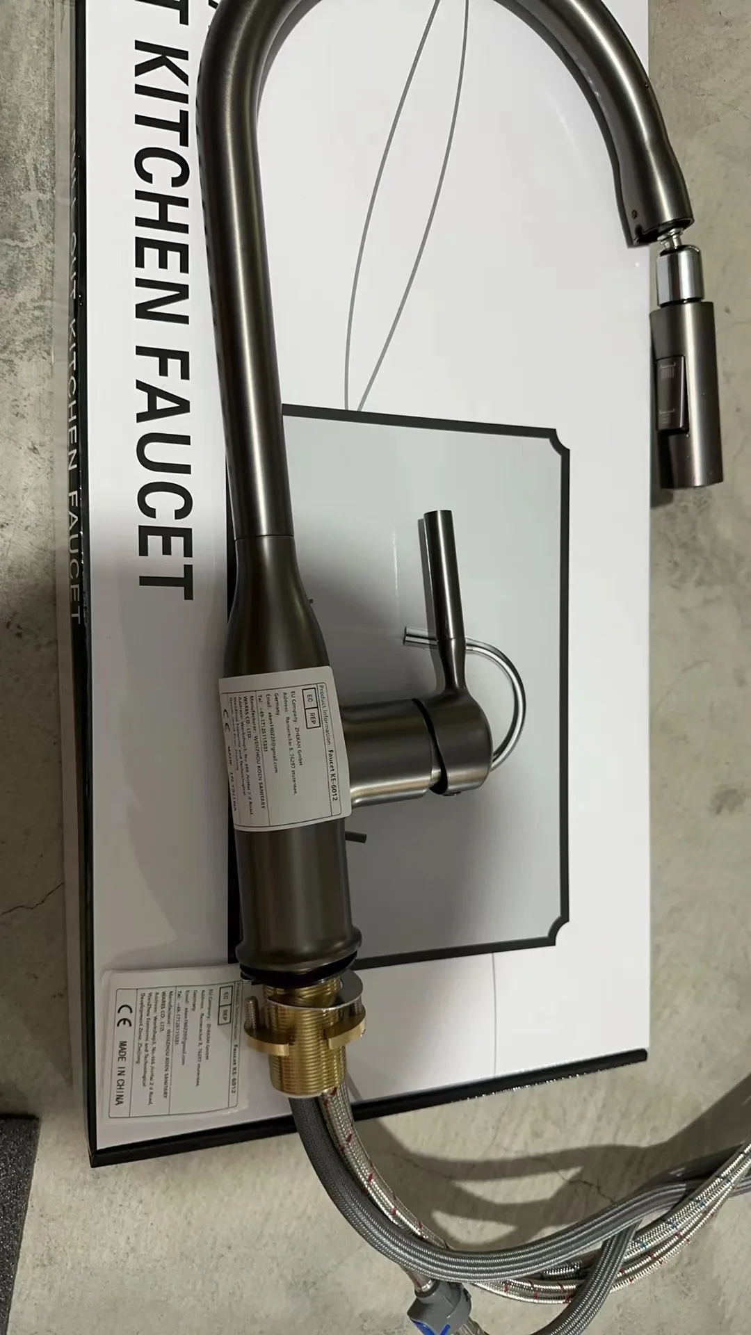 Простой смеситель для ванной комнаты CHOOXIWU выдвижной модный кран горячей и