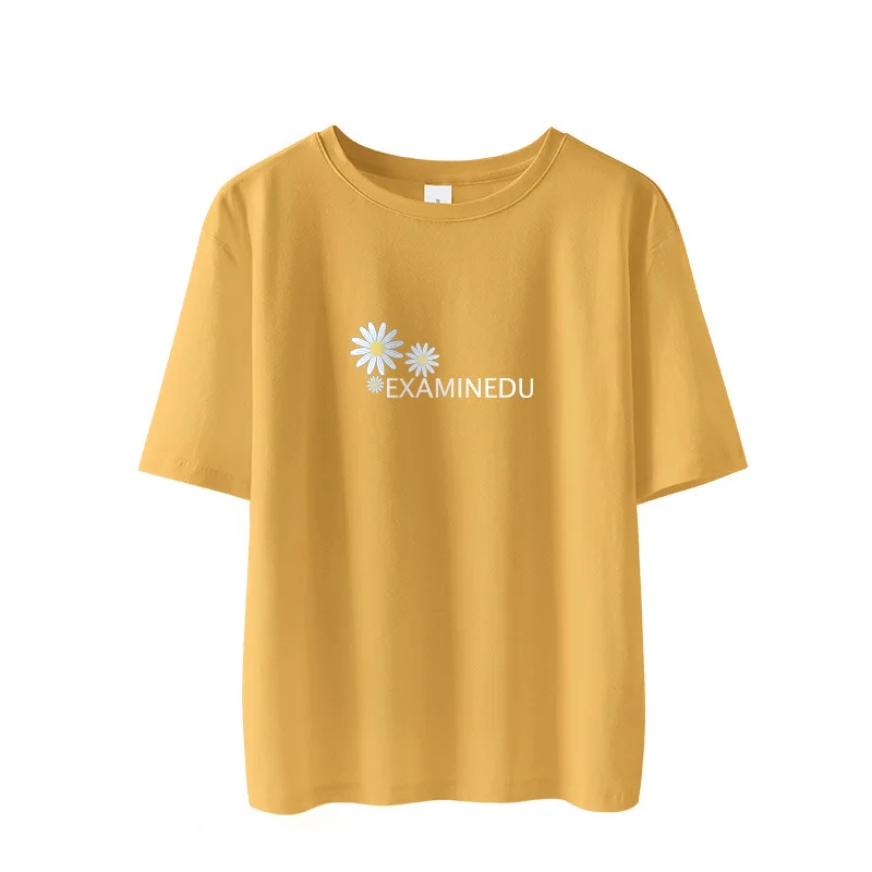 

Новинка 2020, женская летняя футболка с принтом, женская футболка с круглым вырезом и коротким рукавом для пары, женские футболки 2018