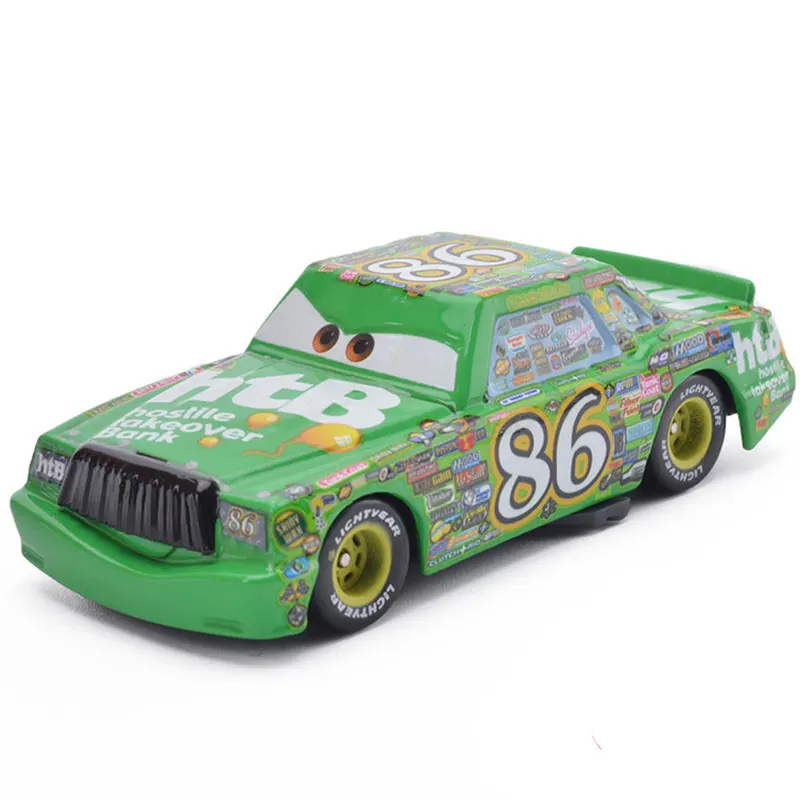 

1:55 металлические Литые игрушечные автомобили Pixar Автомобили номер 86 модель автомобиля цыпленок Hick HTB автомобили игрушки для детей