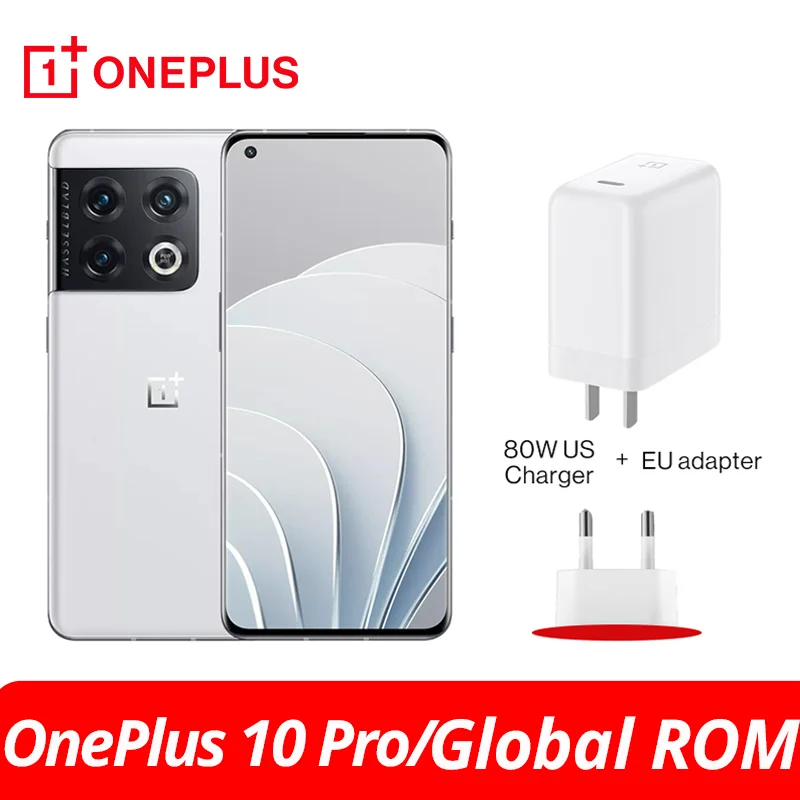 OnePlus 10 Pro 10pro 5G Global Rom Smartphone 8GB 128GB Snapdragon 8 Gen 1 mobile phones 80W Fast Charging