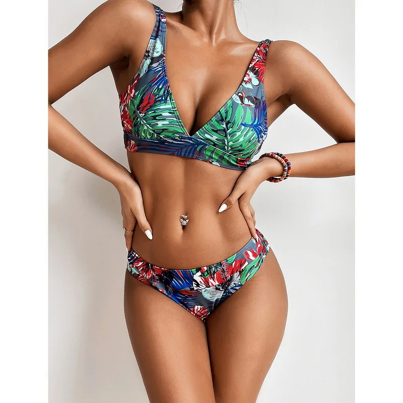

Print Sexy Bikinis 2021 Woman Separate Swimsuit Push Up Swimwear Brazilian Bikini Set Beach Wear Bathing Suit Women Swim Suit