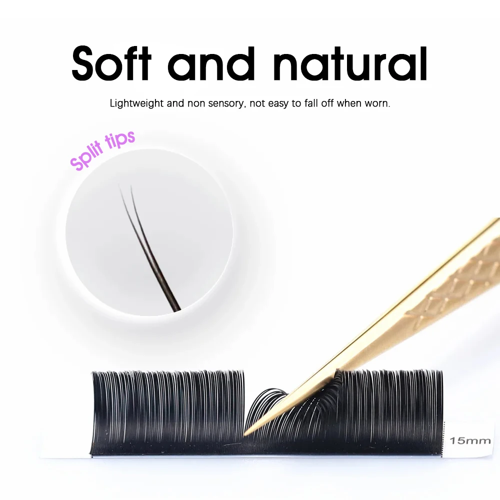 10 шт./лот MASSCAKU хит продаж 0 15/0 20/0 25 мм эллиптические плоские ресницы мягкие