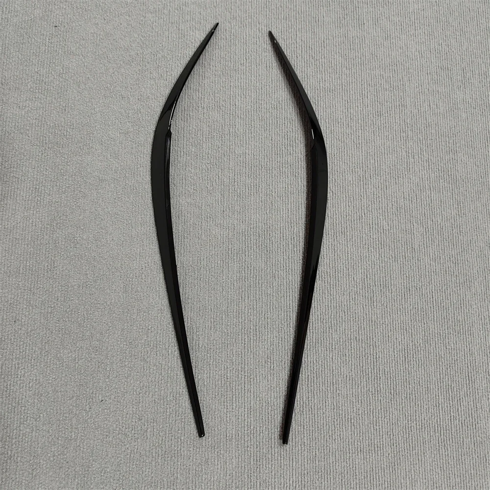 

2 шт. для BMW 3 серии G20 320i 325i 330i 2019-2023 + накладка на автомобильные фары, брови, веко, декоративная накладка, глянцевый черный корпус, наборы ABS