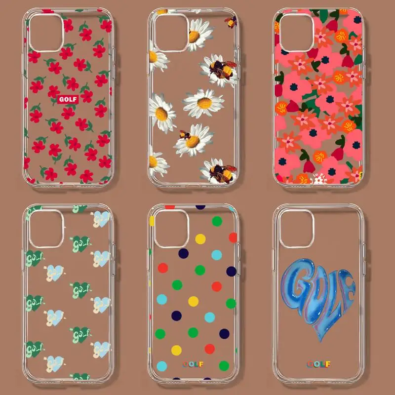 

Golf Wang Tyler The Creator Phone Case For iPhone 11 12 Mini 13 14 Pro XS Max X 8 7 6s Plus 5 SE XR Transparent Shell