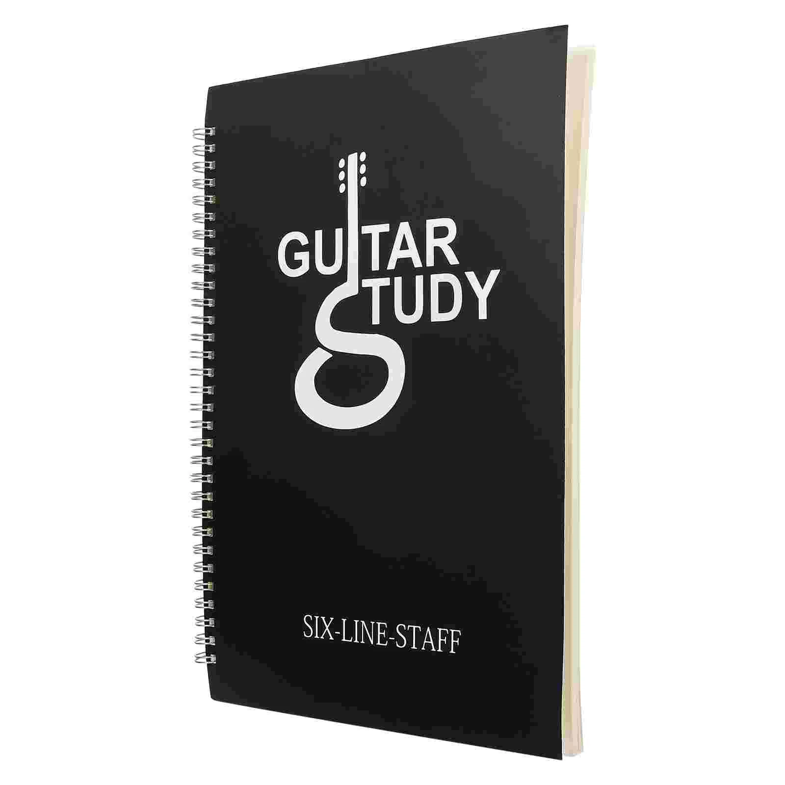 

Tab Note Notebook Blank Notebooks Guitar Music Large Plastic Pp Score Six-line Work Guitarist Supplies