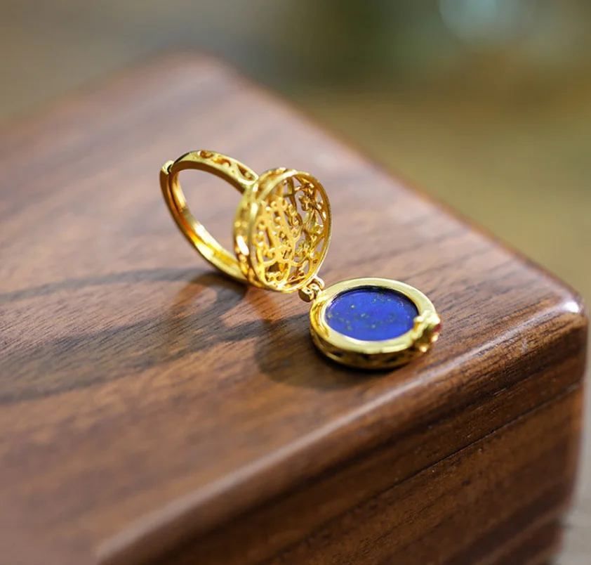 Натуральная имитация кольца Hotan из нефрита антикварные ювелирные изделия