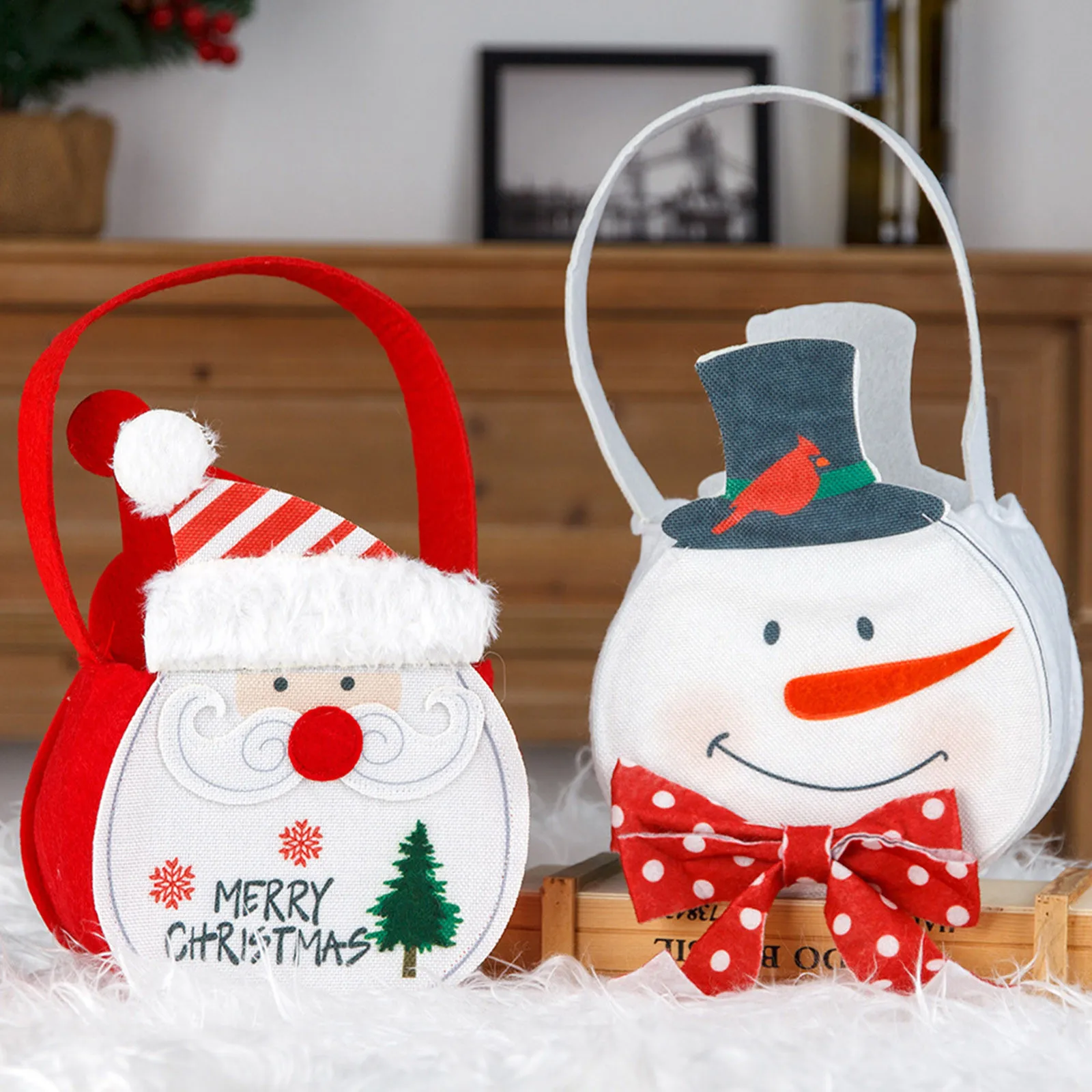 

Рождественская сумка, садовый бытовой Органайзер для детской одежды, конфет, закусок, контейнер для хранения одежды