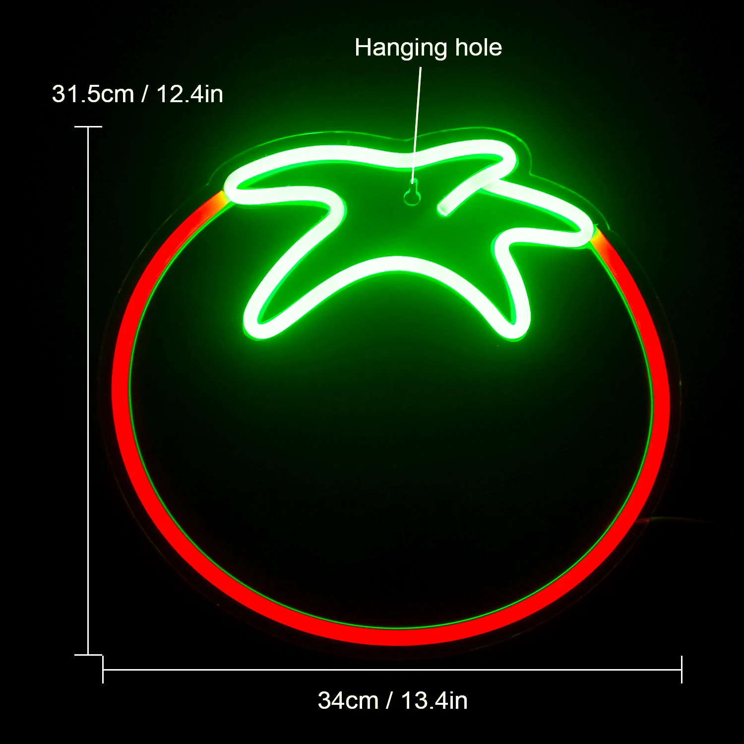 

Неоновая вывеска Ineonlife овощи
