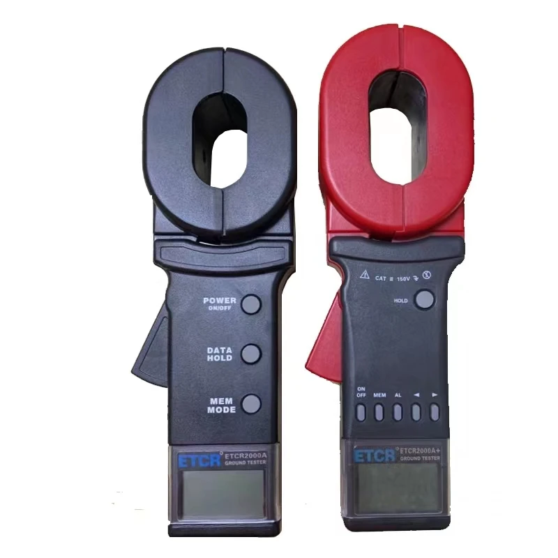 ETCR2000A + Цифровой зажим Тестер сопротивления неисправности заземления Защита от