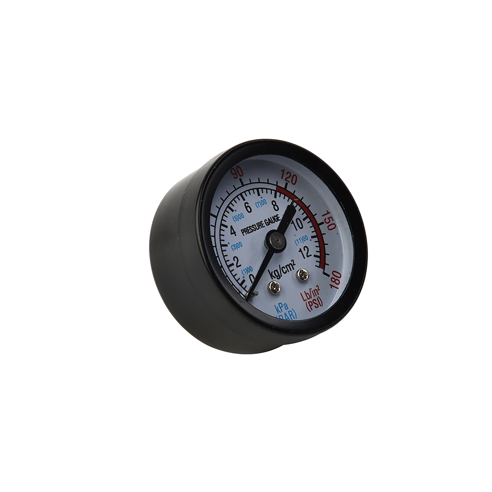 

Top-quality Compressor Gauge Manometer Replacement 0 ~ 12Bar 0 ~ 180 PSI 13mm (1/4\" BSP) 50mm Part Tool Repair