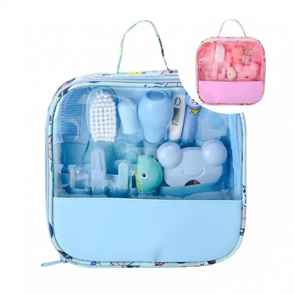 

13Pcs Baby Grooming Set Safe PP Corrosion-resistant for Girls Newborn Health Care Set Newborn Health Care Set