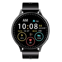 2022 smart watch leather belt nfc gps sports ip68 waterproof fitness calls smartwatch men women clock for android ios