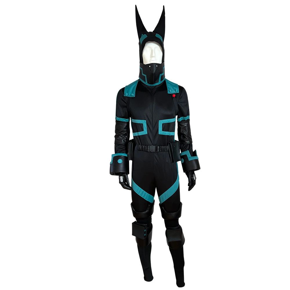 

Anime My Hero Academia Boku No Hero Akademia Izuku Midoriya Deku Cosplay Costume Jumpsuit Battle Suit Halloween Party Outfit