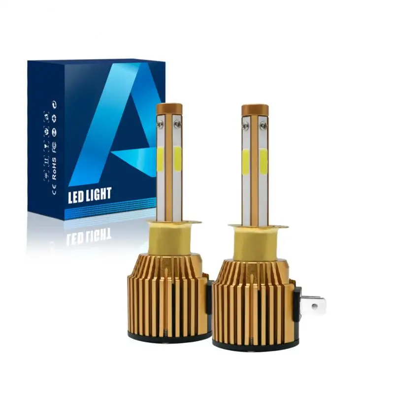 

2Pcs High Power Canbus Auto Lamp H1 LED H7 H8 H9 9005 9006 H11 H13 9007 9008 Car Light Led Headlight Bulbs H4 8Sides Auto Light