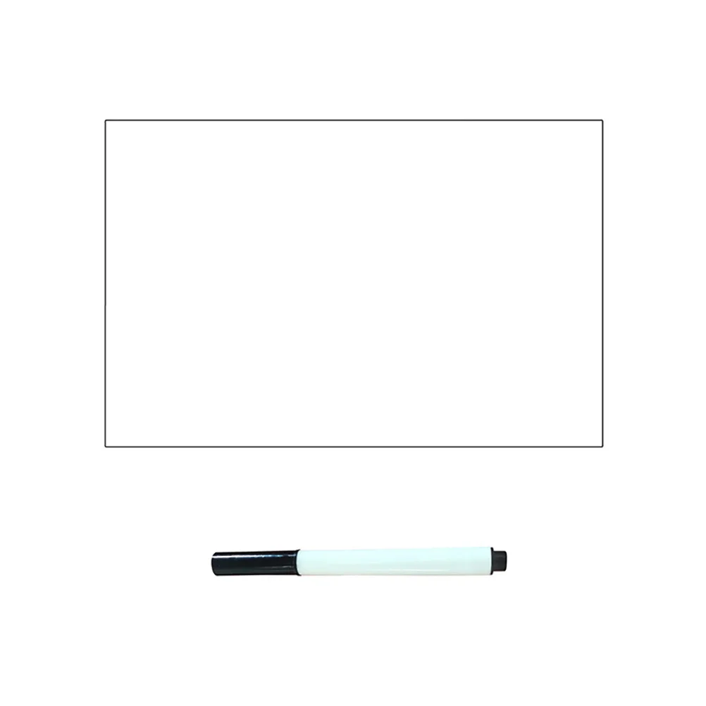 

1pc Frameless Whiteboard Early Education Drawing Board Sticker with A Marker