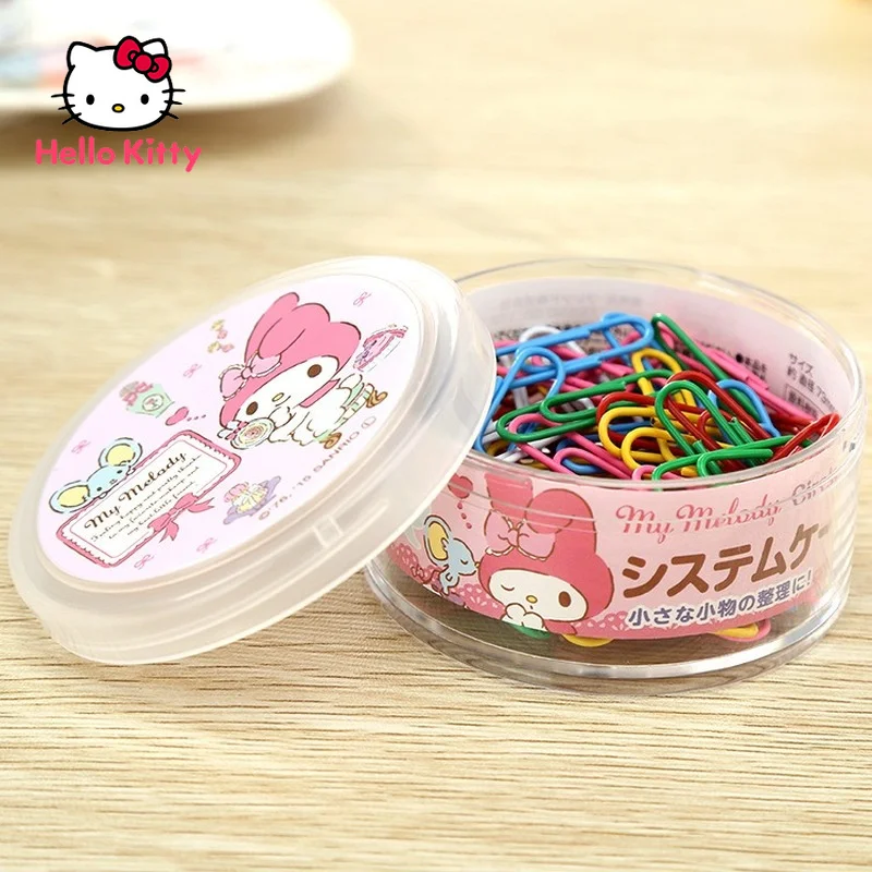 

Hello Kitty Storage Box Dust-proof Jewelry Storage Cartoon Decorative Cover Desktop Paperclip Sundries Organizer Cute Girl