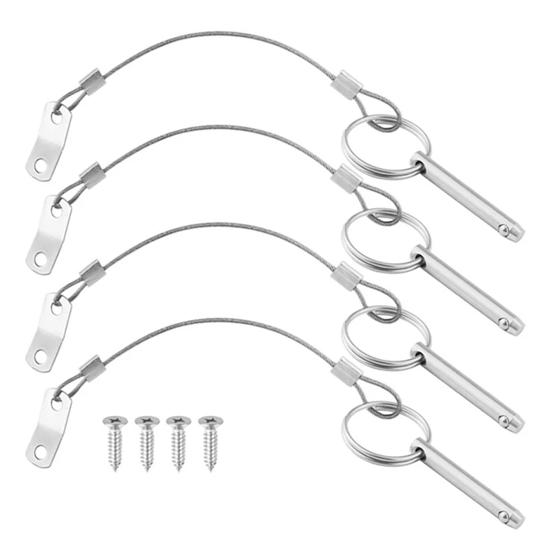 Верхний штифт бимини Быстроразъемный 4 ШТ. быстроразъемного штифта Полный