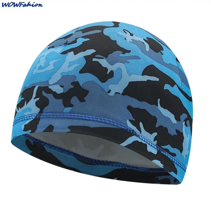 Камуфляжная велосипедная кепка быстросохнущая солнцезащитная из ледяного шелка