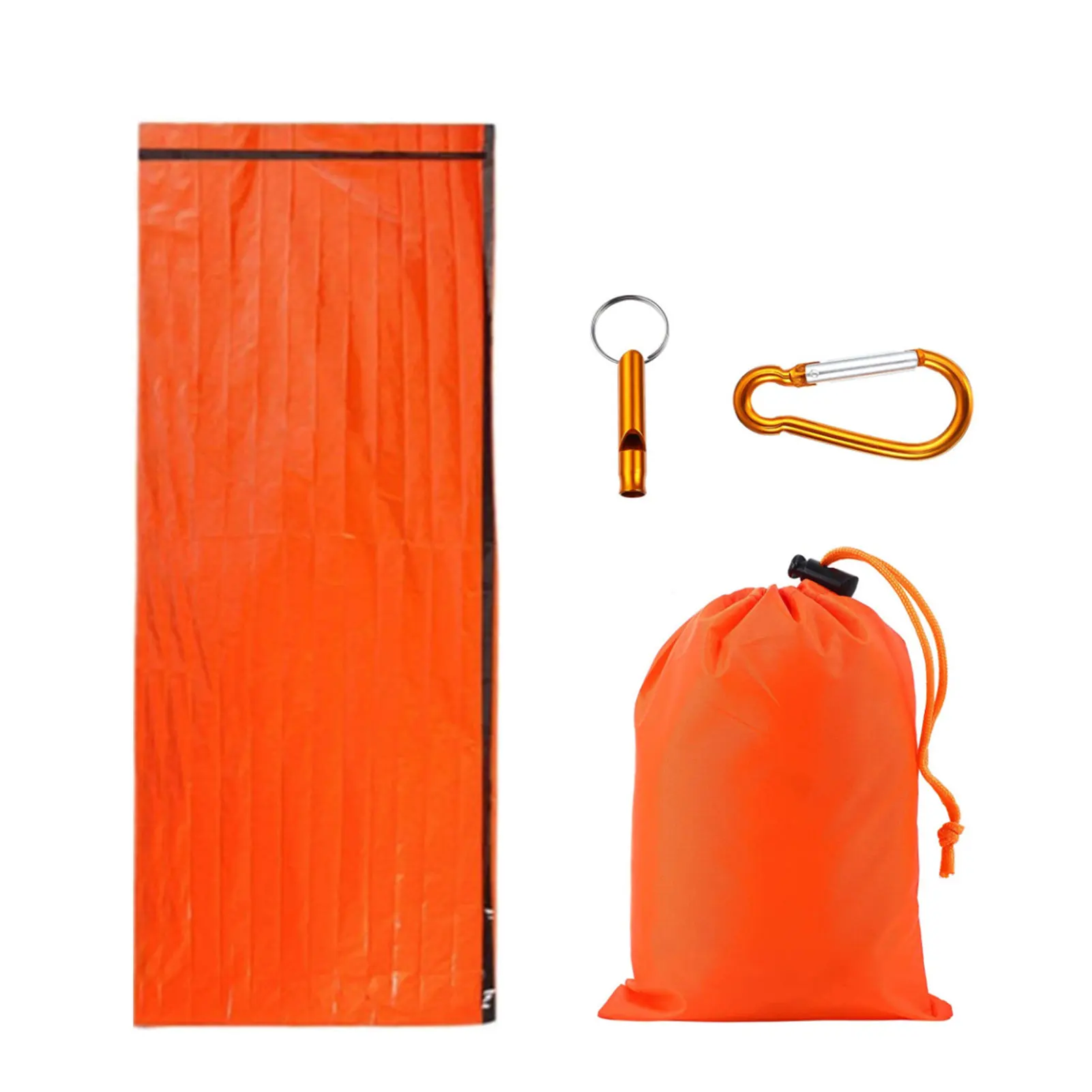

Emergency Survival Shelter Kit Thermal Blanket Sleeping Bag Portable Life Tent Outdoor Survival Tools Camping Essentials