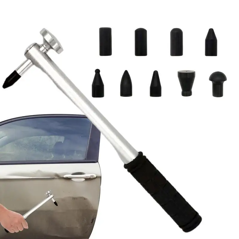 

Car Dent Removal Tools Rustproof Aluminum Paintless Repair Kit Hammer With 9 Heads Body Dent Remover Kit Dent Puller For Cars