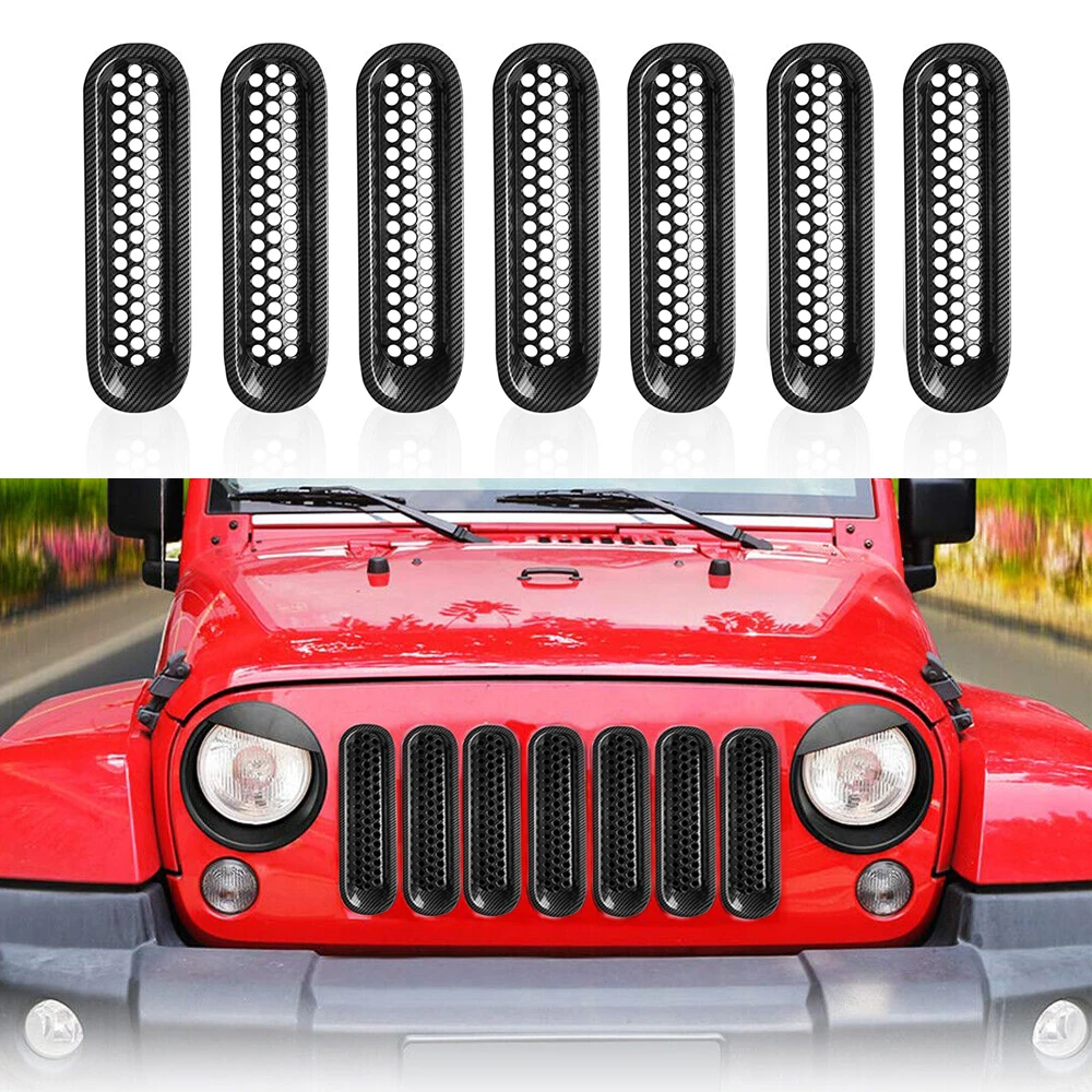 

Декоративная накладка на вентиляционное отверстие капота для Jeep Wrangler JK 2007-2017 2/4-аксессуары для внешней двери автомобиля ABS